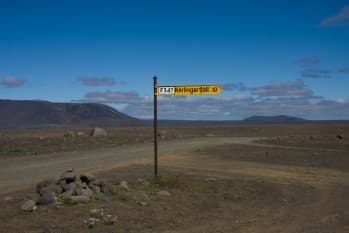 Le Kjölur : la piste F35