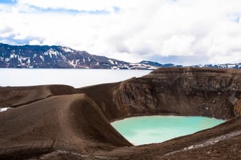 La carte des volcans d'Islande