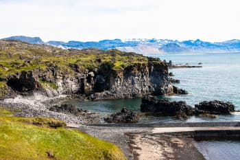 La carte touristique de l'ouest de l'Islande