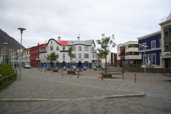 La carte touristique du nord ouest de l'Islande