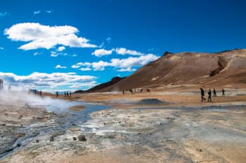 La carte touristique du nord de l'Islande