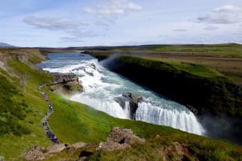 La cascade Gullfoss
