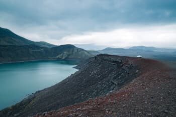 Le lac Bláhylur (Hnausapollur)
