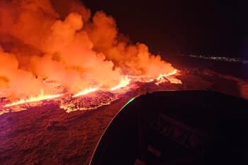 Eruption près de Grindavík