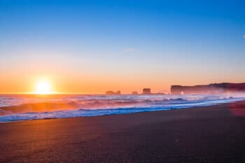 Le soleil de minuit en Islande