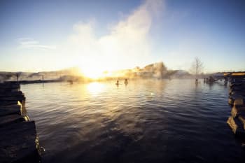 Le Secret Lagoon en Islande