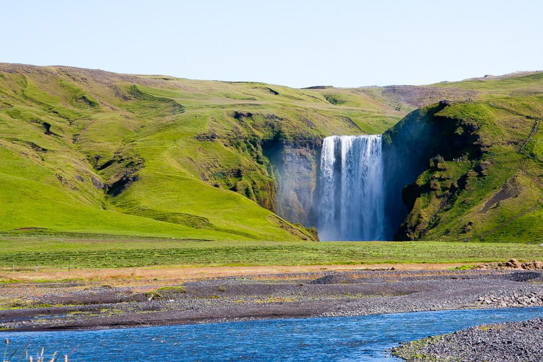 La carte touristique du sud de l'Islande