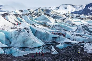 Le glacier Sólheimajökull