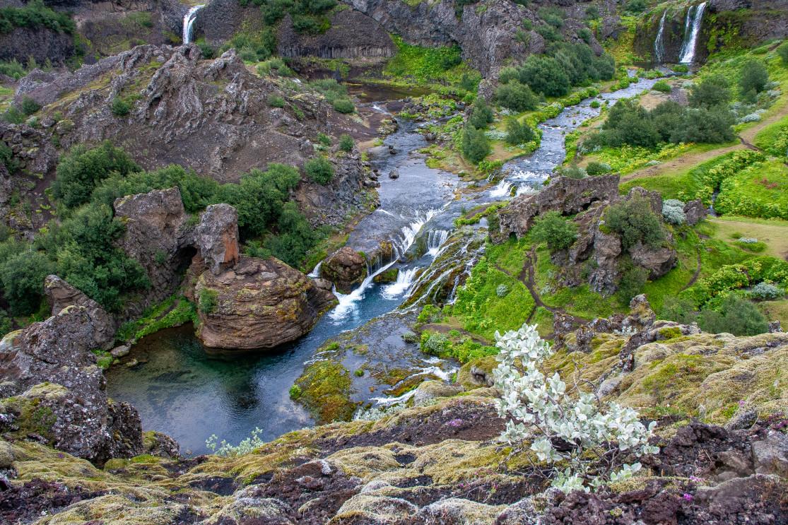 Gjáin : oasis de la vallée de Þjórsárdalur