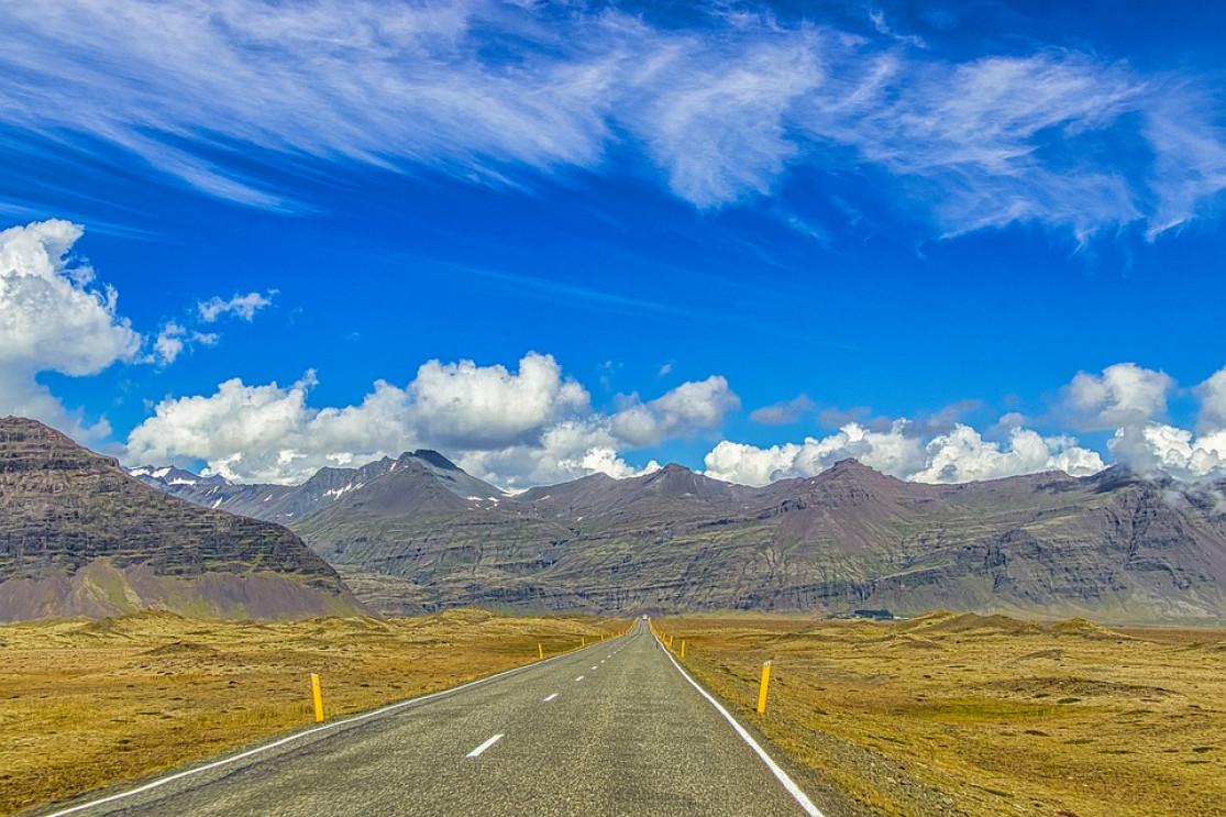 La route numéro 1 en Islande 