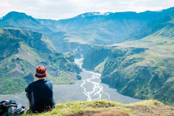 La randonnée de Valahnúkur